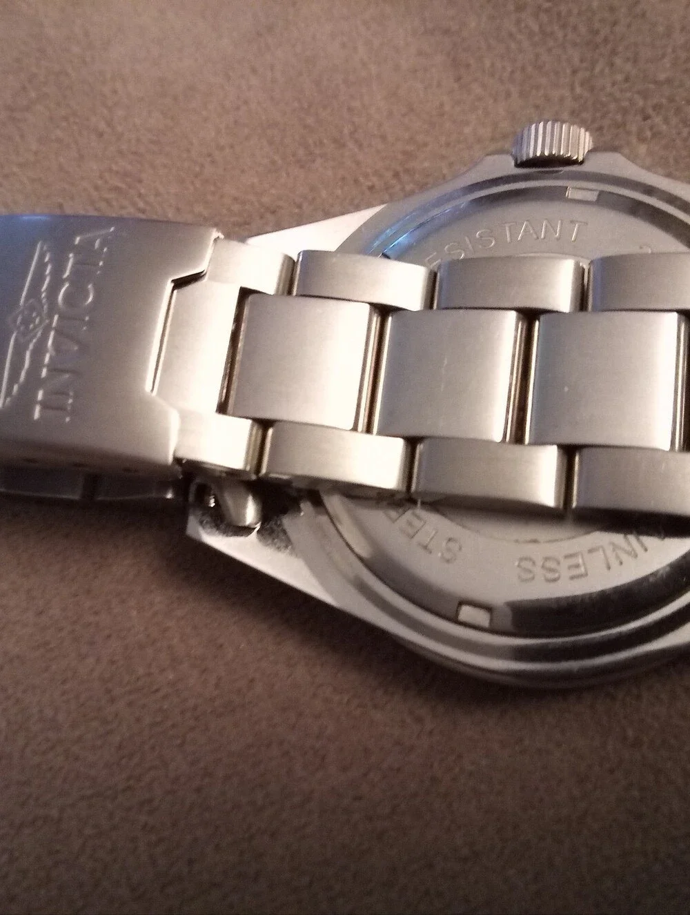 Invicta Men's Stainless Steel Black Dive Watch